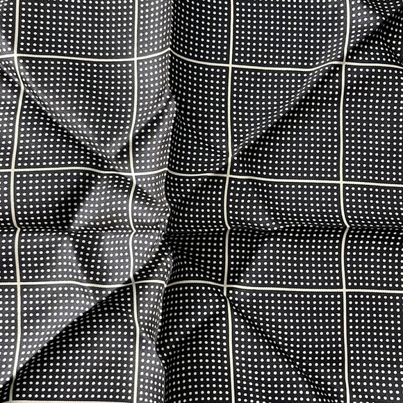 CHRISTIAN DIOR SQUARE BLUE AND WHITE SILK SCARF - Picture 3 of 6